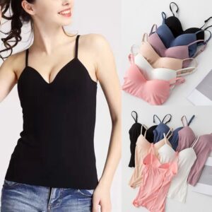 womens-comfy-vest-with-built-in-bra-v-neck-sleeveless-adjustable-strap-tank-top